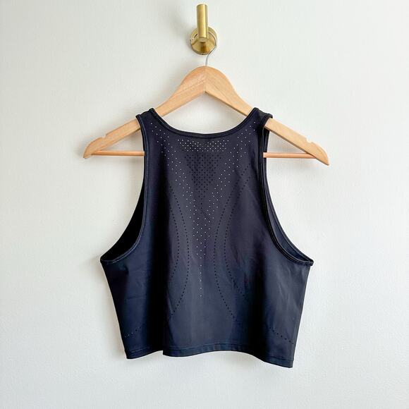 Athleta Accelerate Crop Tank Top Black M - Picture 2 of 7